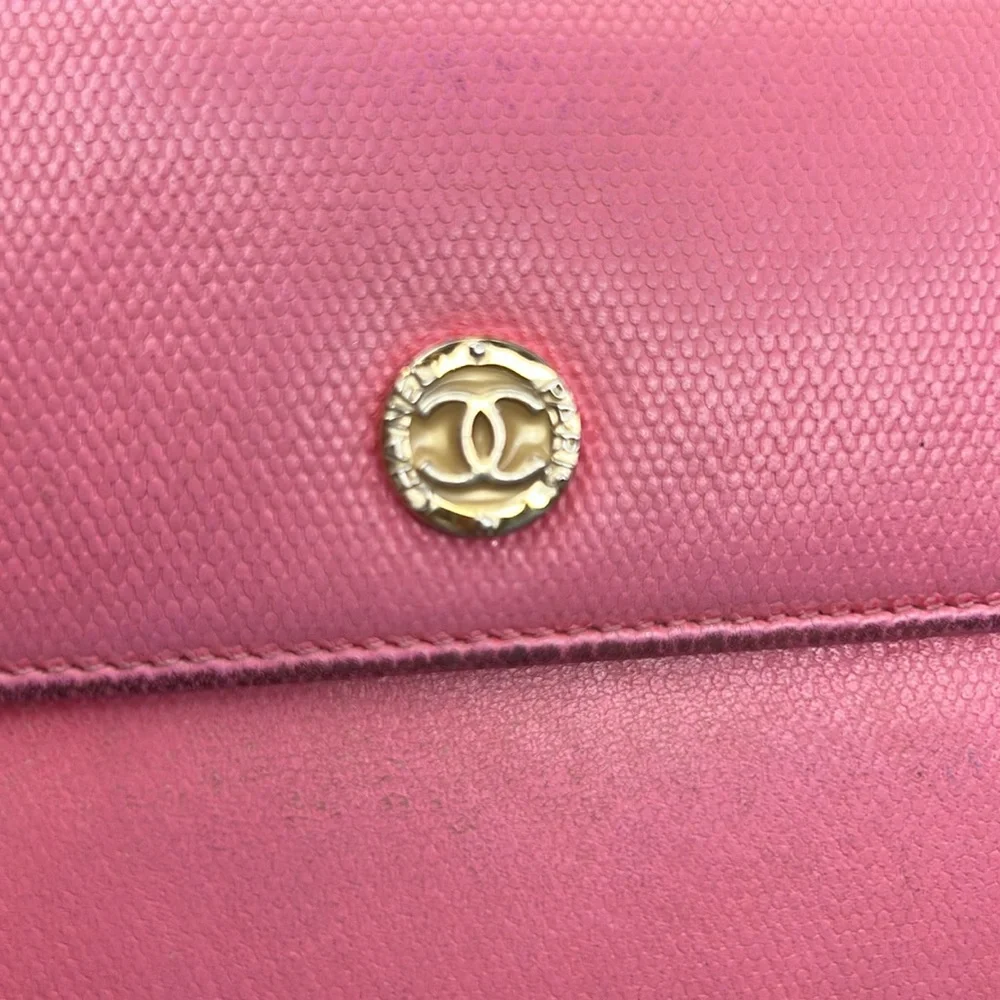 Chanel Round Zipper Long Wallet